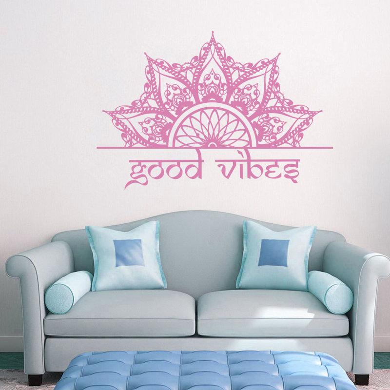 Text & Numbers Non-Wall Damaging Wall Decal, SoftPink