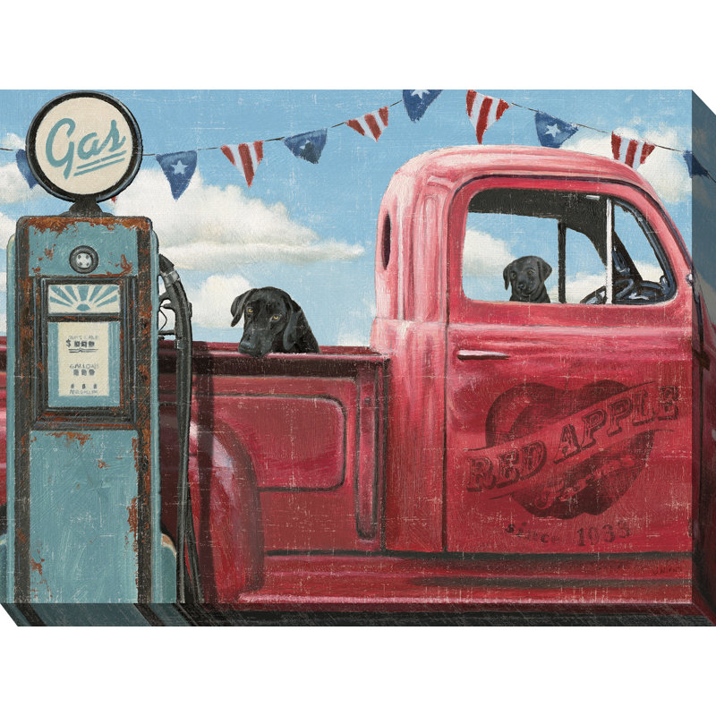 Geoffrey All-Weather Canvas Transportation Wall Decor