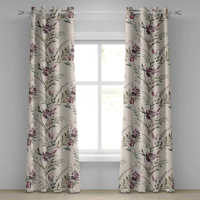 Palette rétro à motif floral avec œillets East Urban Home