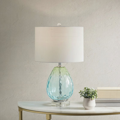 Lampe de table en verre Ombre