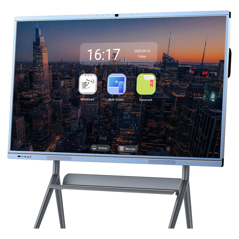 JYXCN Smart Board Touch Screen - Upgrade Your Space Now! All-in-One Computer with Dual System, Cloud Sharing for Dynamic Education, Interactive Meetings & Professional Presentations