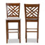 Upholstered Counter Stool with Metal Frame-788764428-788764429