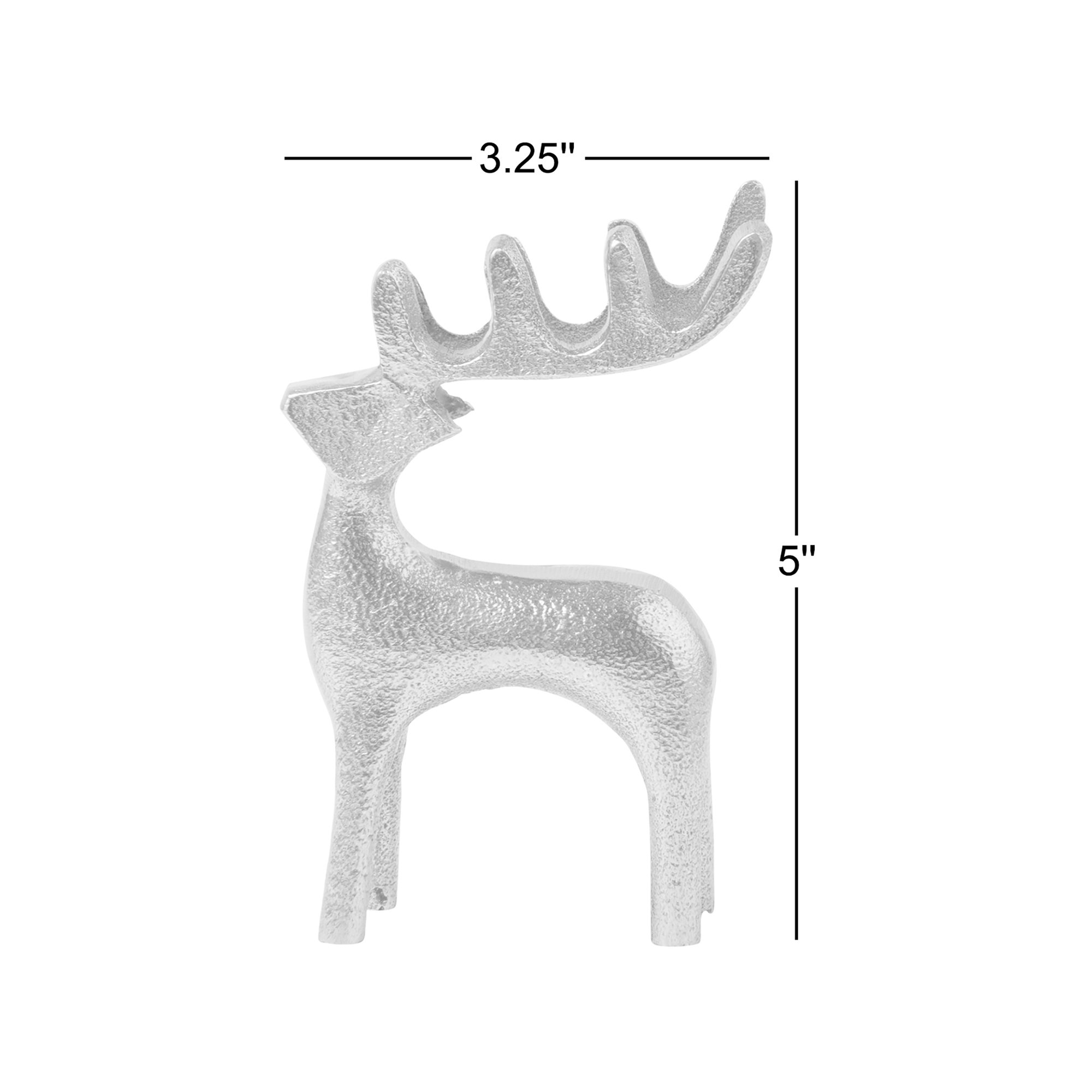 Reindeer Silhouette Figure Figurine Decor Decoration Figure Figurine Christmas Xmas Holiday Home Decor