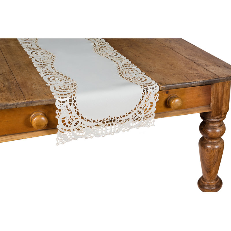 Wedgeworth Table Runner, Ivory, 72" L x 15" W
