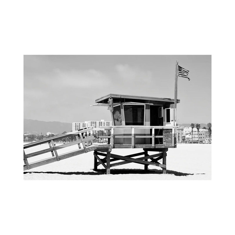 Lifeguard Tower Venice Beach by Philippe Hugonnard - Wrapped Canvas Print, 101.6 cm H x 66.04 cm W x 1.91 cm D