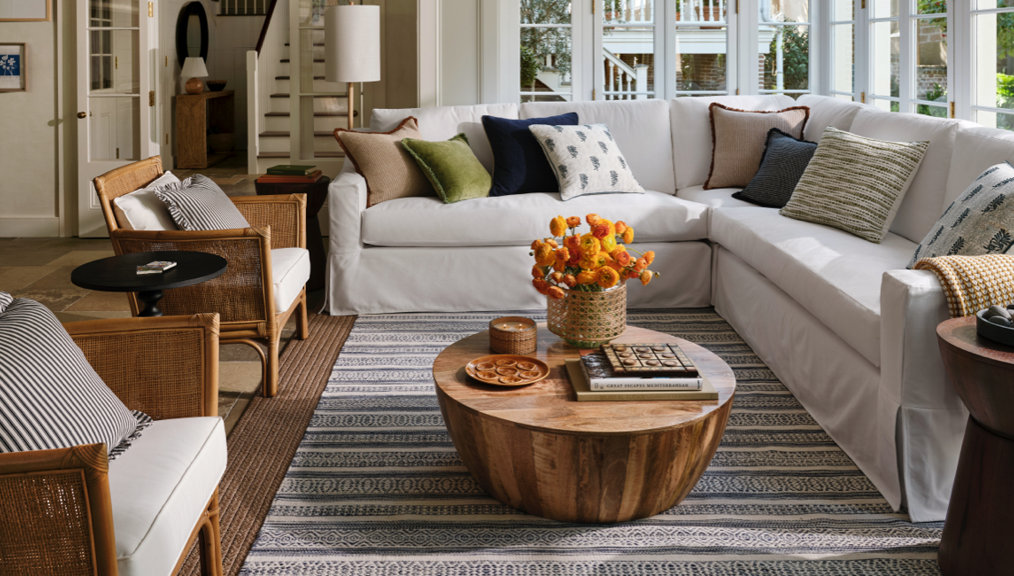 Birch Lane living room white couch for selection image