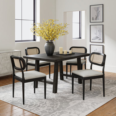 Amadou 19.25'' H Linen Upholstered Side Chair