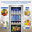 15 Inch Beverage Refrigerator - 130 Can Built-In/Freestanding Beverage Cooler, Beer & Drink Fridge with Metal Basket, Reversible Glass Door-119378843