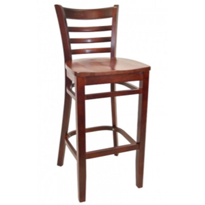Tabouret de bar d'intérieur en bois massif 29 po