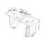 Bureau rectangulaire en bois manufacturé Smoky Wood-109743271-109743273