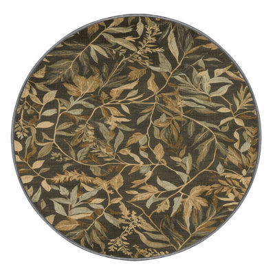 Machine Washable Nature Brown Area Rug