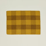 Simple Wool Plaid Area Rug
