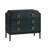 Black And Navy 3-Drawer Chest