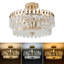 Crystal Semi Flush Mount