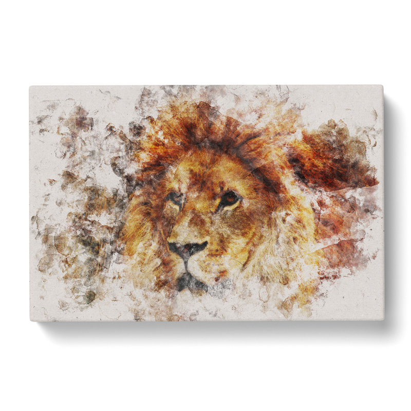 Lion Vol.6 - Wrapped Canvas, 40cm H x 60cm W x 3cm D