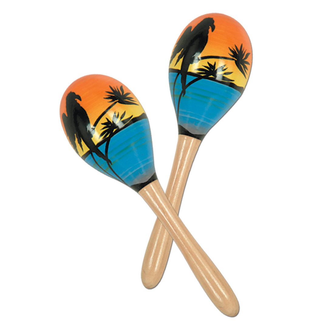 Landscape & Nature Maracas (Set of 4) The Beistle Company