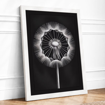 Dandelion in Detail Botanical - Framed Print