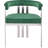 Marcello Kenlea Velvet Upholstered Back Arm Chair-1047657332