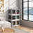 32 Gal Stackable Storage Bins With Lids, 3 Packs Collapsible Closet Organizers And Storage, Plastic Drawer Storage Container On Wheels With 5-Sided Access, Doors For Blankets-1181655702