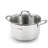 Othello CH-SSCO6 10-Piece Tri-ply Stainless Steel Pots and Pans Cookware Set, Silver