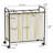 Plastic and Fabric Laundry Sorter-1839279007