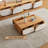 Burlywood Solid Wood Rectangular Coffee Table-930272801-930272806