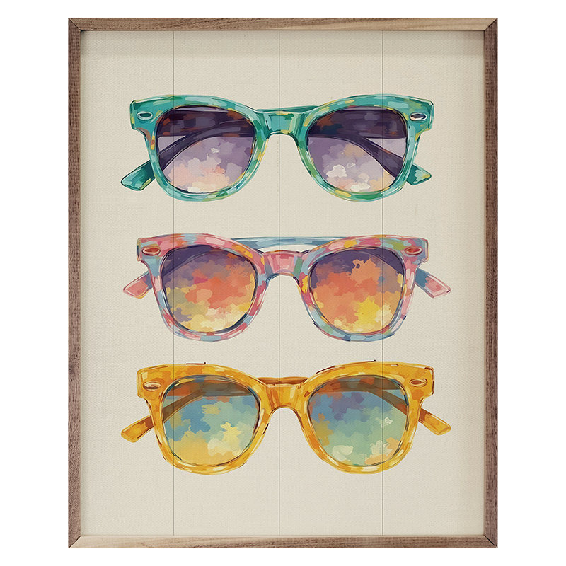 Lunettes de soleil amusantes, H 10 po x l 8 po