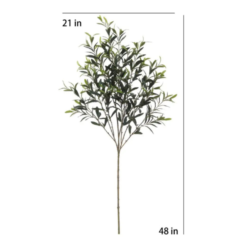 48" Artificial Olive Branch Stems