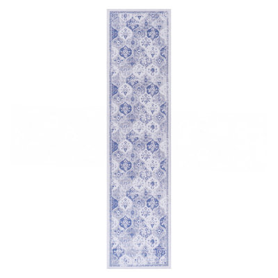 Blue Washable Rug (Blue)