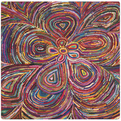 Anaheim Hand Tufted Cotton Floral Rug