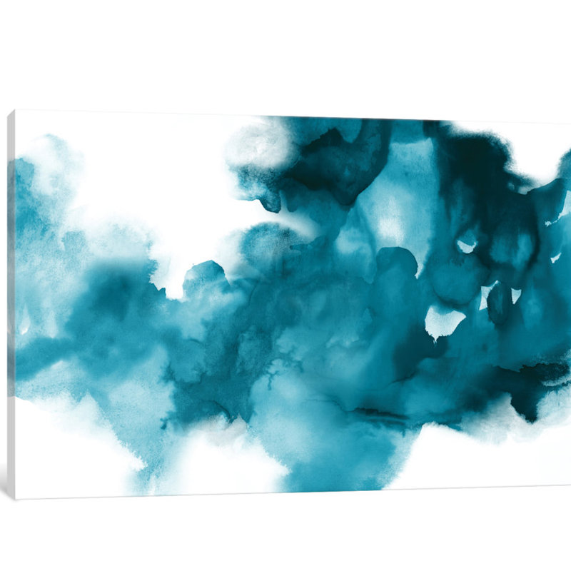 'Emerge I' Painting Print on Wrapped Canvas, 12" H x 18" W x 1.5" D