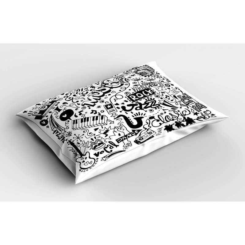 Jazz Polyester Sham Set, Twin
