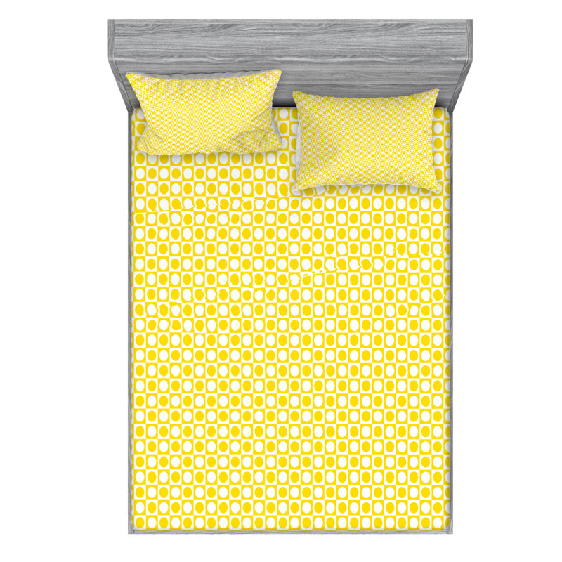 Ensemble de draps géométrique frais