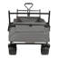 Chariot pliable de 480 lb avec auvent, poussette de chariot avec roues tout-terrain de 7 po, chariot pliable léger, grande capacité pour le camping, le magasinage, les sports et le jardin, noir avec moustiquaire