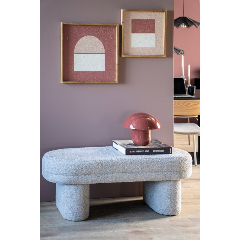 Bench Upholstered Bench, Beige