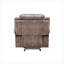  Fauteuil inclinable et oscillant 1 place, fauteuil bicolore capitonné en velours