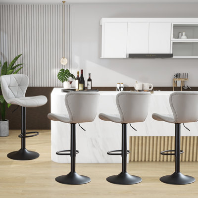 Swivel Adjustable Height Modern Bar& Counter Stool