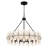 Abigail 6-Light Matte Black Pendant Light