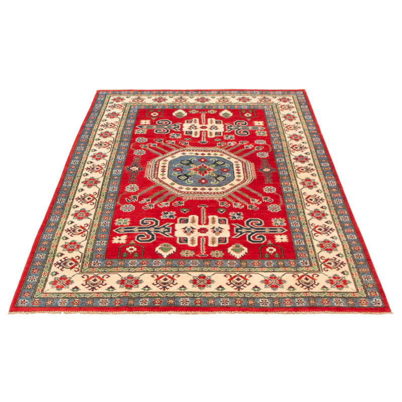 Tapis unique en laine noué à la main 6 pi 9 po x 9 pi 11 po nouvel âge Offir