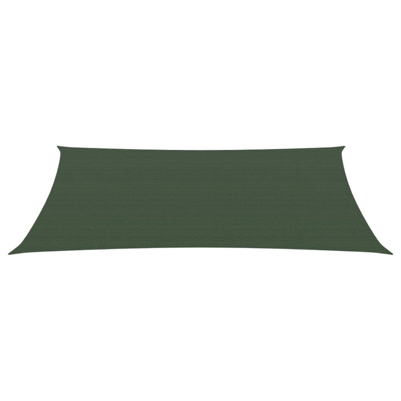 Ayushi 2m x 5m Rectangular Shade Sail, Dark Green