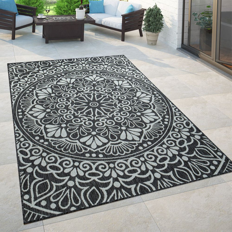 Nuirfield Ikat Area Rug, Rectangle 200 x 280cm