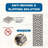 Sofihas White/Gray Diamond Shag Stair Rugs - Machine Washable with Non-Slip Rubber Backing-721326237