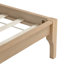 Lit avec tête et pied de lit hauts, lit plateforme avec cadre renforcé Pinewood-133445829-133445831