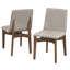 Chaise d'appoint Parisi en gris clair-1378219521