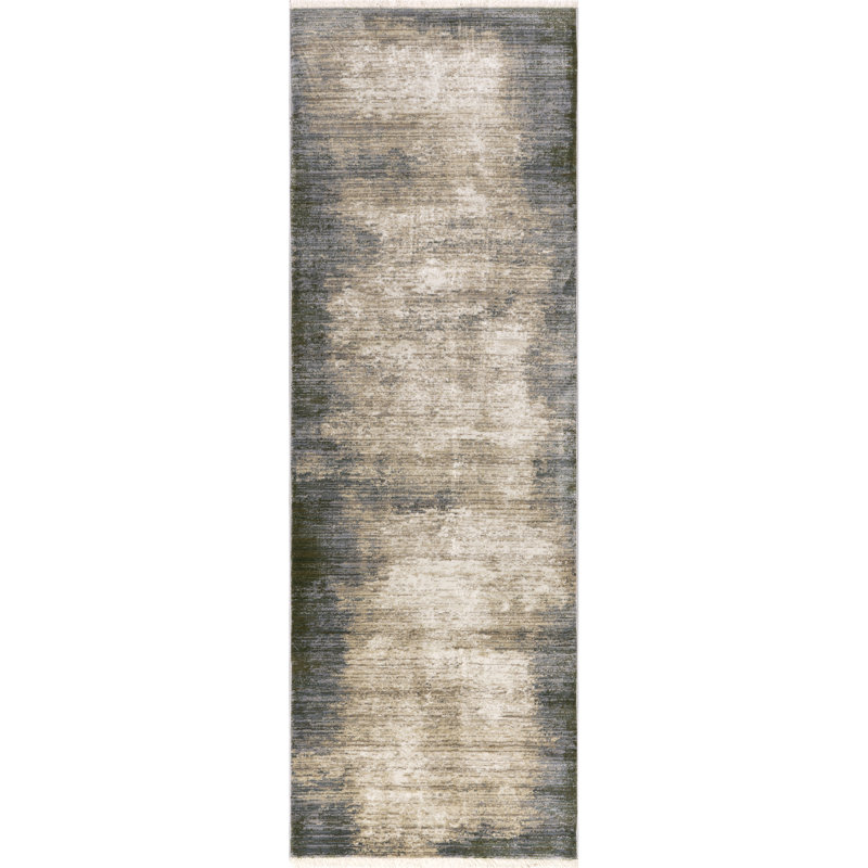 Rhianna Contemporary Abstract Area Rug, Runner 2'8" x 8'
