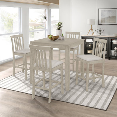 Ensemble repas à hauteur de comptoir pour 4 personnes