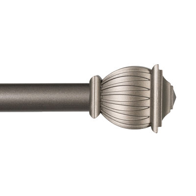 Lowri Beckett 5/8" Standard Decorative Window Curtain Rod