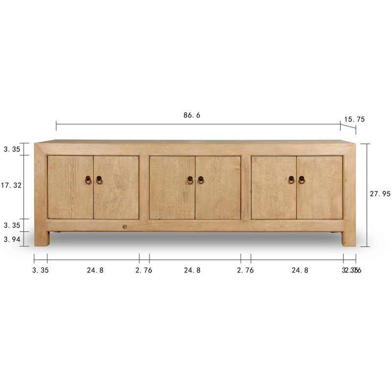 Unfinished TV Stand for TVs up to 85"