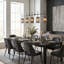 Shoshoni 5-Light 45.3"W Oversized Kitchen Island Modern Linear Chandelier