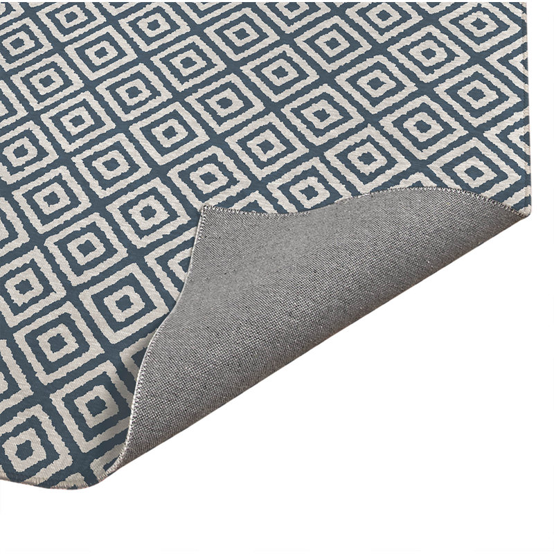 Tapis d'extérieur antidérapant Ikat Grunge, Rectangulaire 3 pi x 5 pi